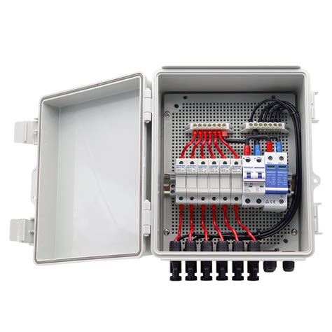 solar power distribution box|dc combiner box 2 out.